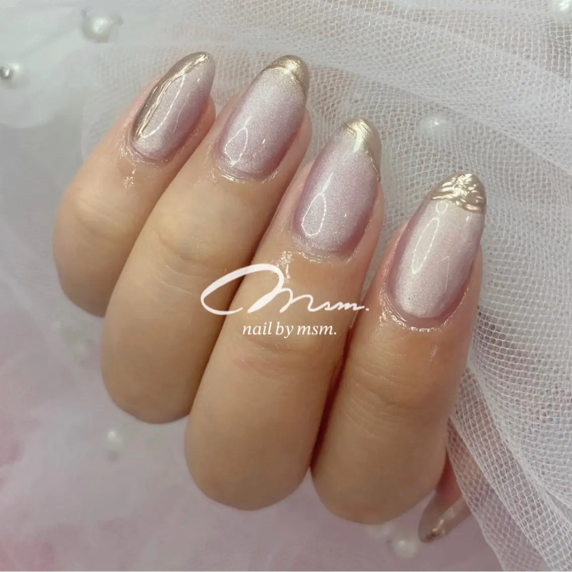 選べるデザイン💅🏻💎トレンドに合わせたニュアンスネイル🫧🉐再来のお客様自店オフ無料💕(他店様オフ+1000)の写真