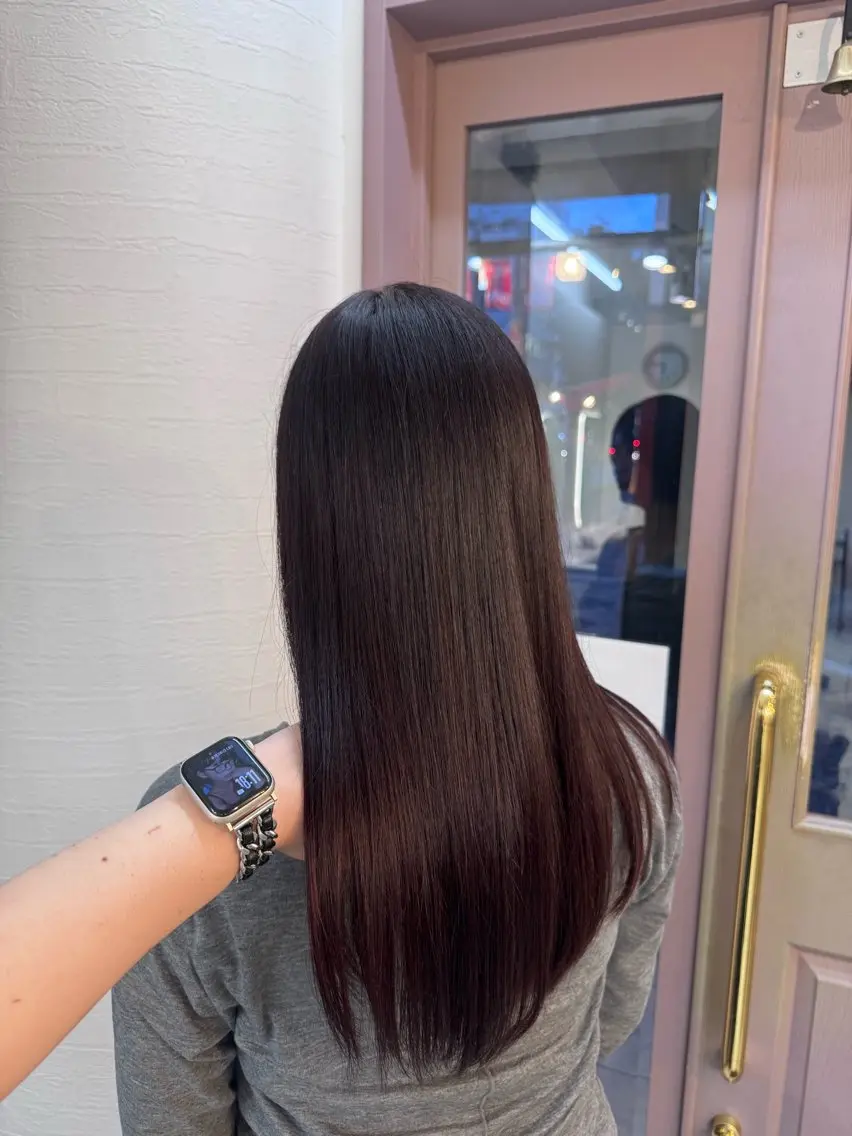 ロング カラー ヘアカラー 戸張 渚のヘアスタイル