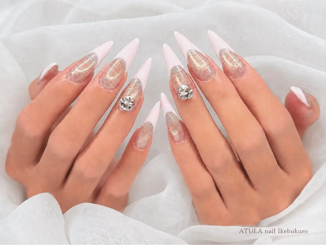 ロング ロング ハンドネイル Atula nail Momoのネイルデザイン