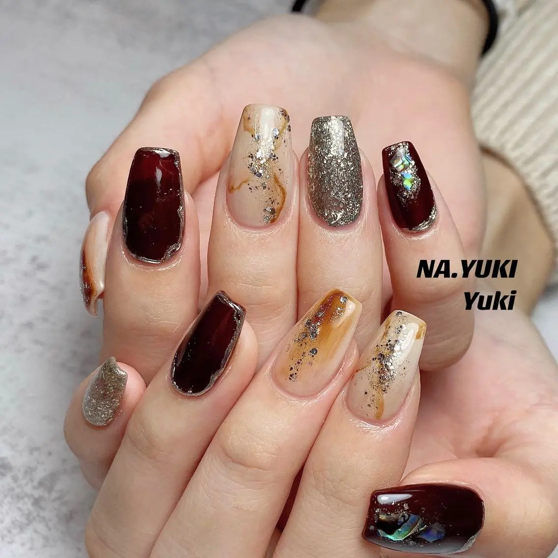 ネイル ハンドネイル ハンドケア ナユキNA.YUKI 池袋店のネイルデザイン