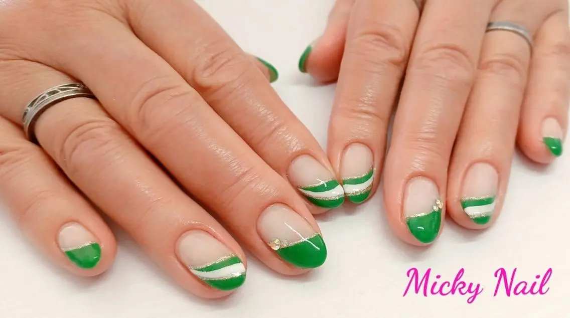 ネイル グリーン Micky nail chikushinoのその他イメージ
