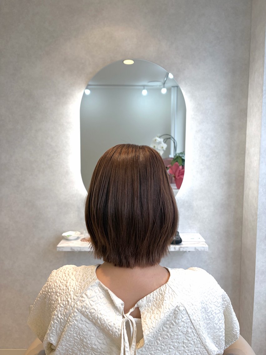 ショート ボブ くびれヘア カット ヘアカラー トリートメント 髪質改善/白髪染め ヘッドスパ/片岡良太のヘアスタイル