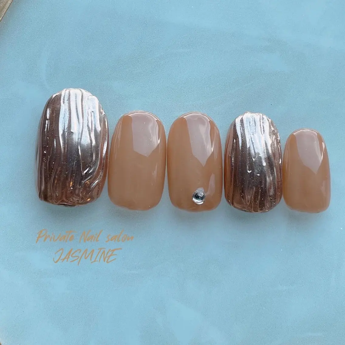 ネイル ミラーネイル ハンドネイル Nail salon JASMINEのネイルデザイン