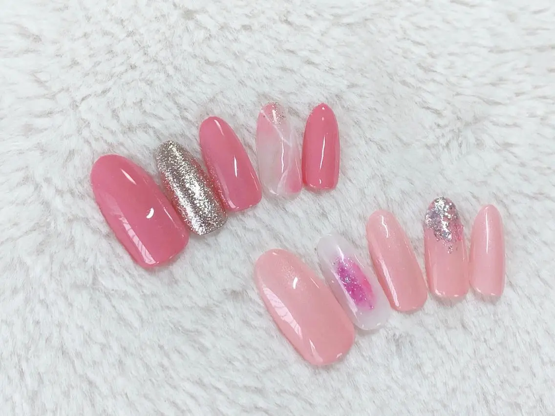 ロング メンズ ネイル マツエク・マツパ nail Berunaのネイルデザイン