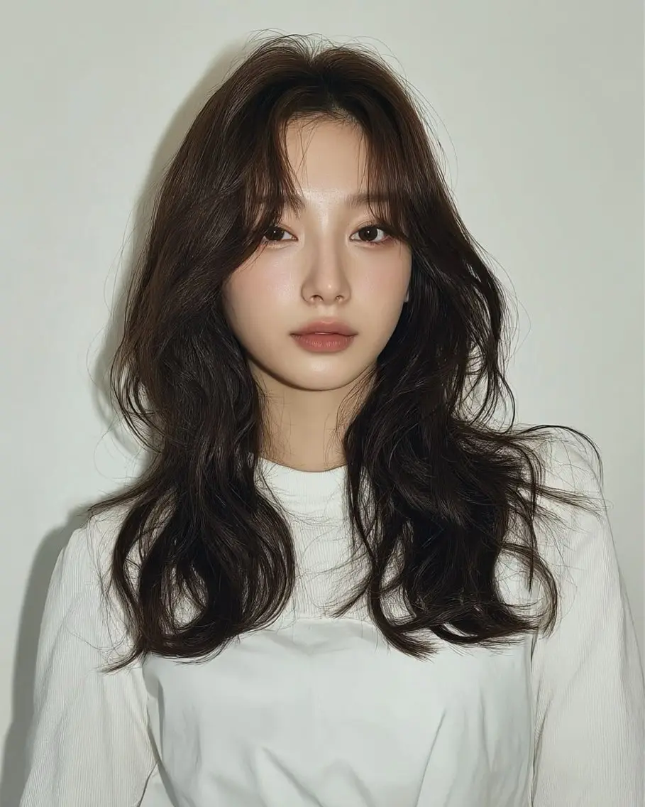 ロング カラー パーマ 似合わせカットカラー ・パ—マ✨ちえのヘアスタイル