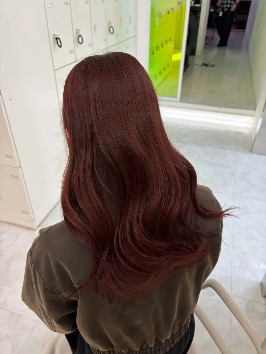カラー ヘアカラー トリートメント ヘアセット 韓国girly 🪽🫧ハルナ🎀のヘアスタイル