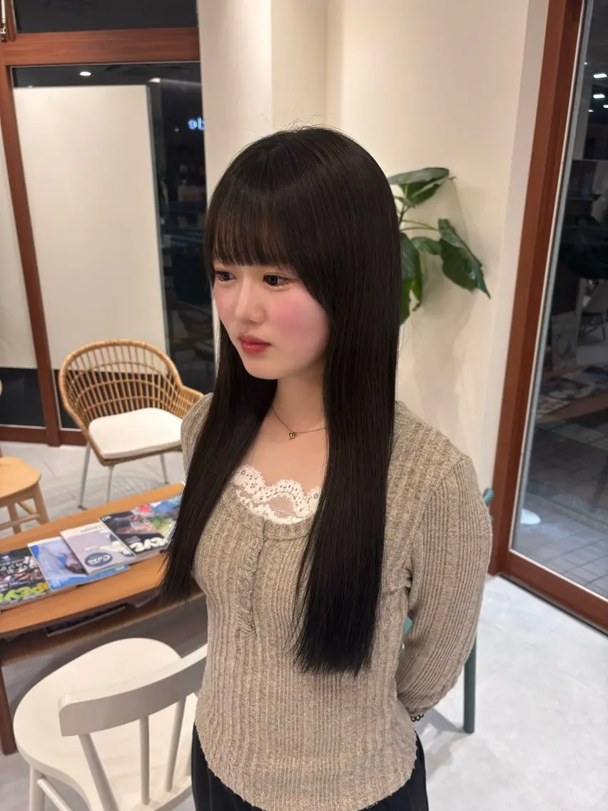 【ボブ~ロング限定】伸びた分を整えたい方!トリートメント付き🫧の写真