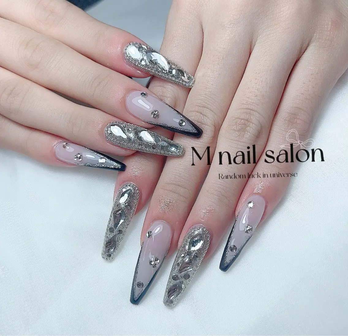 ネイル ハンドネイル M🌷nail 長さだし専門店のネイルデザイン