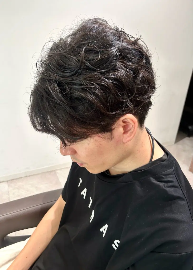 パーマ メンズ 🩵ྀི髪質改善/ ちもも🩵ྀིのヘアスタイル