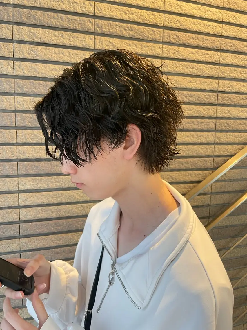 パーマ メンズ カット パーマ 町田エリアＮｏ．１/ パーマ特化/太田京希のヘアスタイル