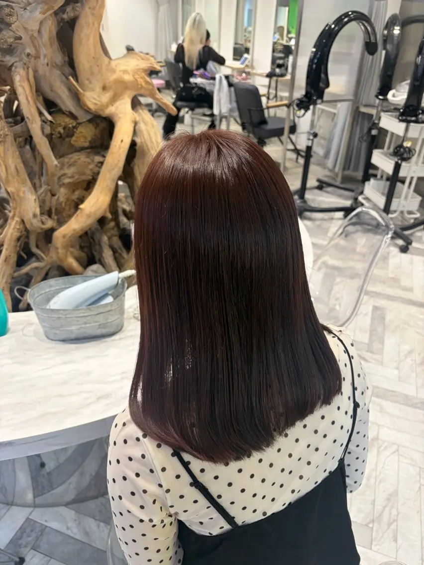 カラー ヘアカラー サナ🎀髪質改善 /似合わせカラーのヘアスタイル