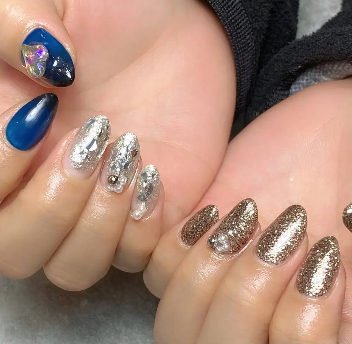ネイル キラキラネイル ラメ(グリッター) ハンドネイル Narumi nailのネイルデザイン