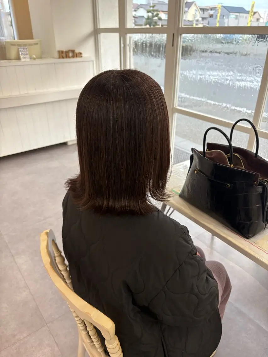 ミディアム 高橋 真歩のヘアスタイル