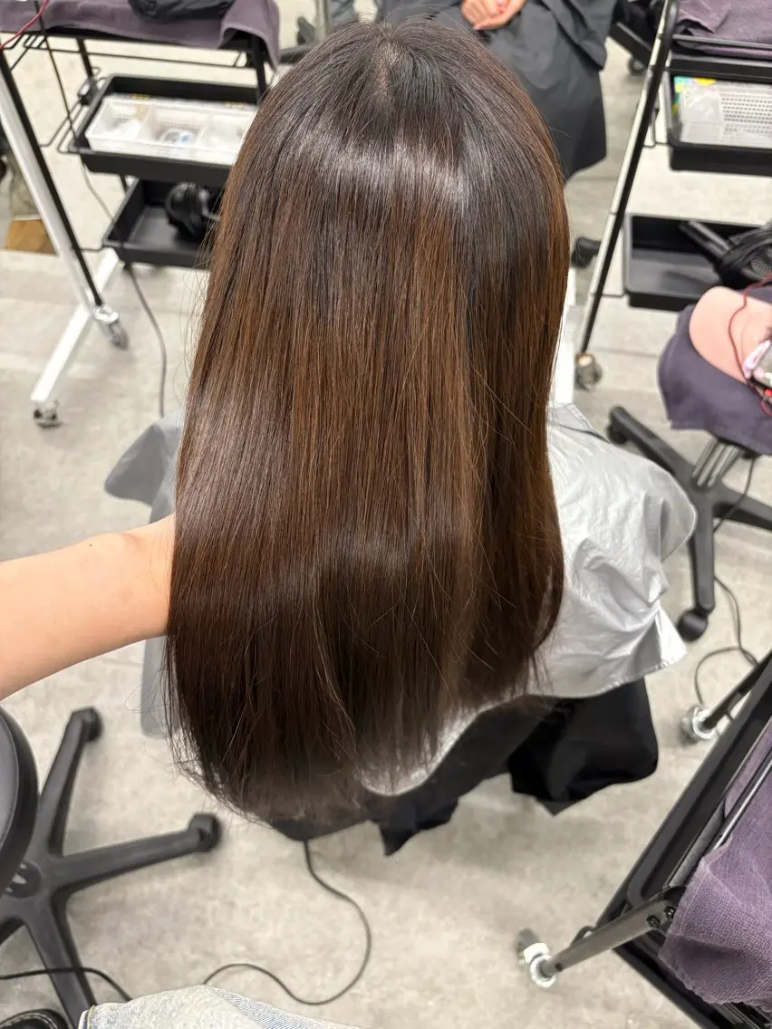 ロング カラー ヘアカラー 野口 楓華のヘアスタイル