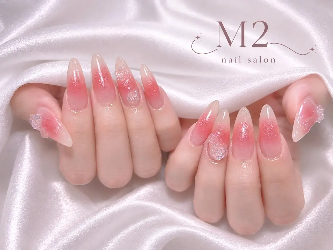 ネイル ハンドネイル 長さだし専門店 M2　rikaのネイルデザイン