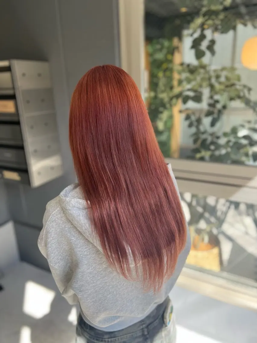 ロング カラー プルエクステ ブリーチ ブリーチなしカラー エクステ 髪質改善 エクステ プルエクステ Ryoyaのヘアスタイル