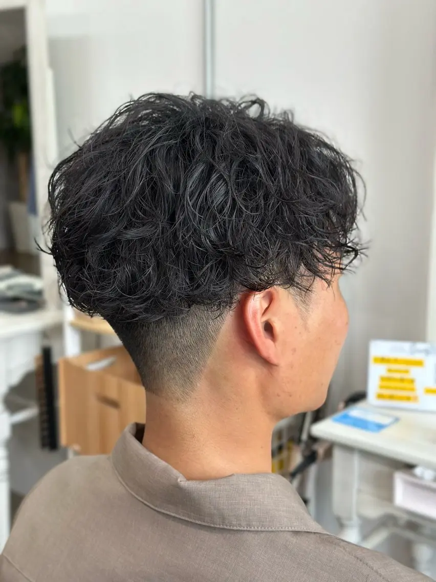 パーマ メンズ メンズパーマ パーマ Snalyメンズ特化 スエハラのヘアスタイル