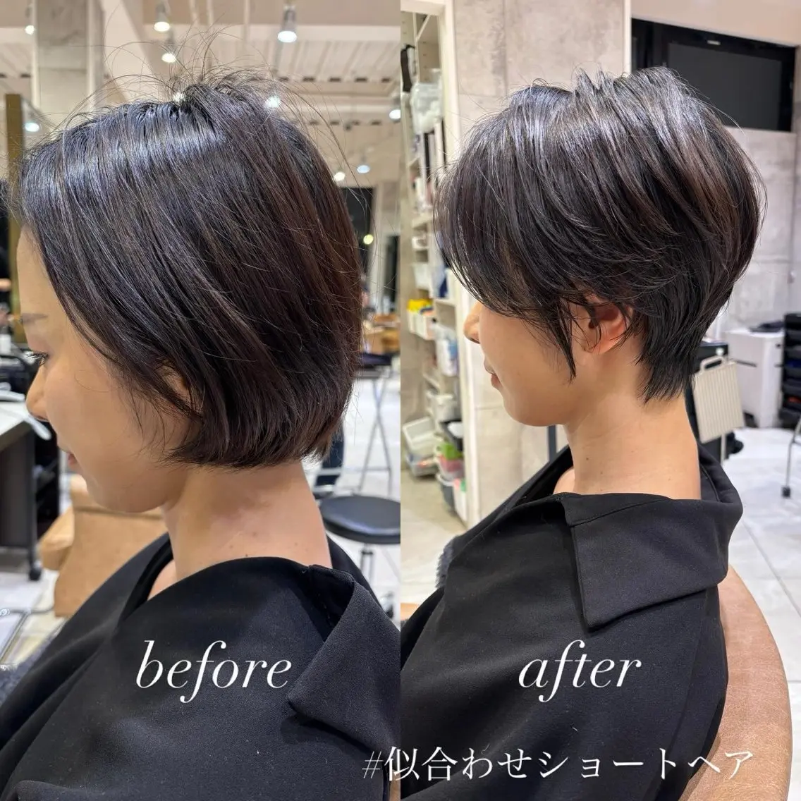 ショート カラー カット トリートメント 透明感カラー🌿‬ 似合わせ特化/‬荒砂のヘアスタイル
