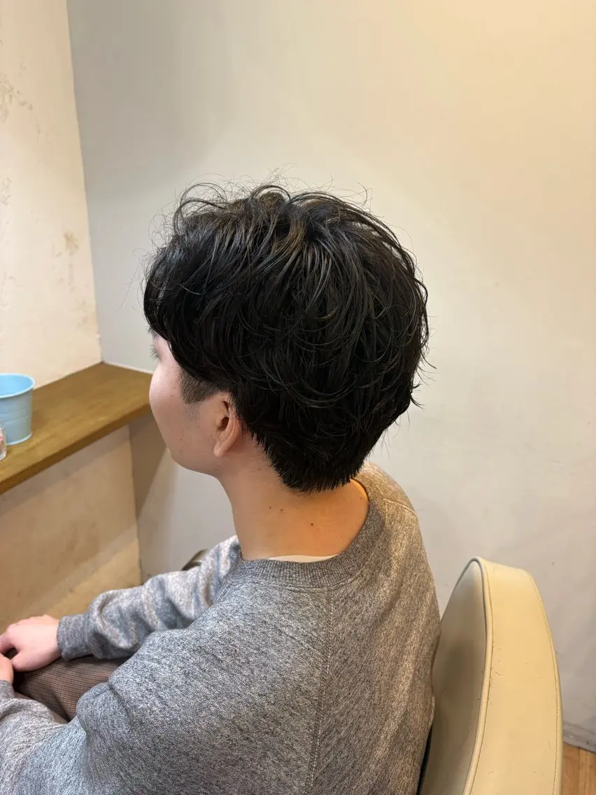 メンズ カット 韓国ヘアー🇰🇷 MIWAのヘアスタイル