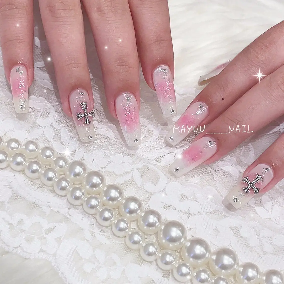 ネイル 🎀 Mayu 🎀痛ネイルのネイルデザイン