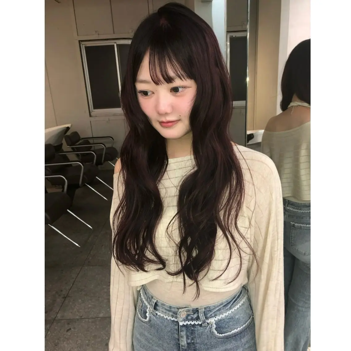 ロング ヘアカラー トリートメント fev kihoのヘアスタイル