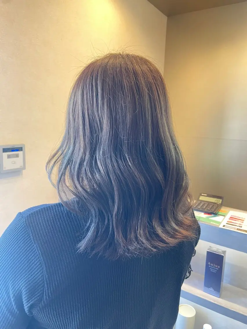 ミディアム カラー ヘアアレンジ ラーム 松江学園/SYUNAのヘアスタイル