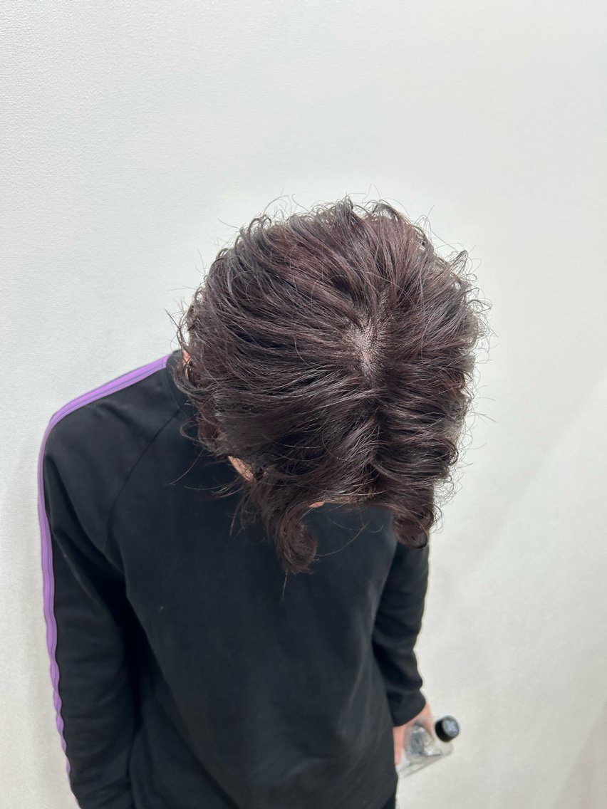 カラー メンズ カット ヘアカラー トリートメント 酸性ストレート/ ボブ/暖色/リコのヘアスタイル