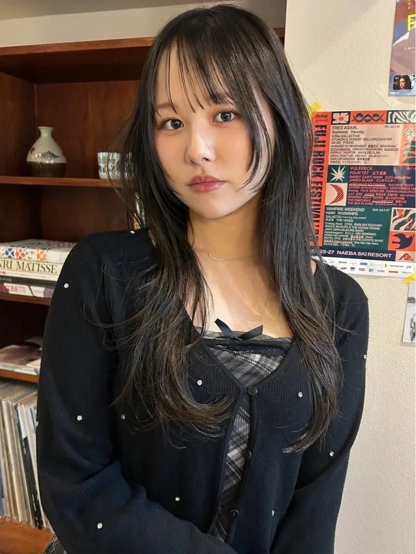 ロング カラー ヘアアレンジ カット ヘアカラー トリートメント Masaki レイヤーカットのヘアスタイル