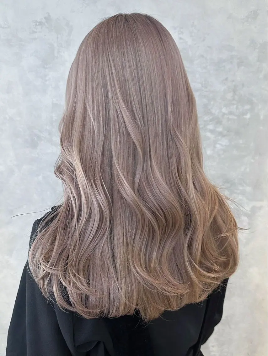 ブリーチ🎀ミルクティーカラーの写真