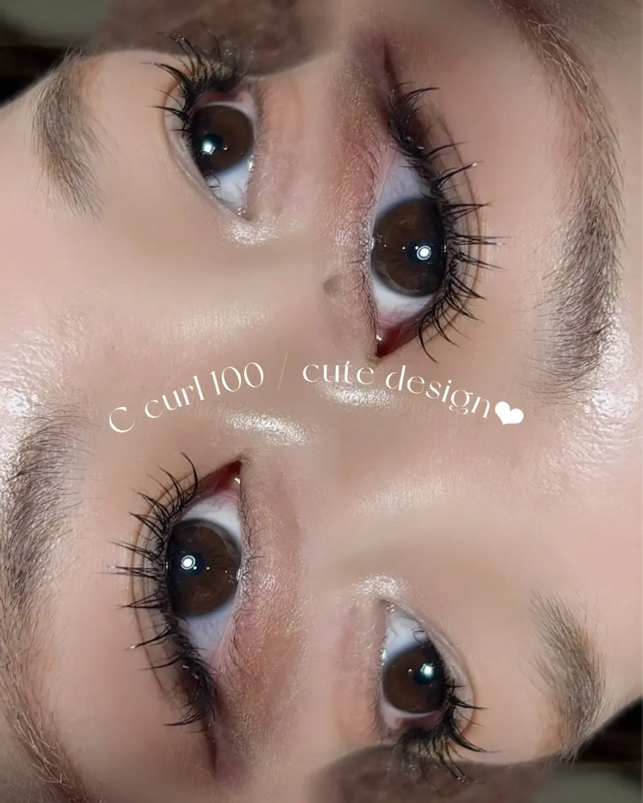 マツエク・マツパ Cカール キュート ナチュラル 結菜🫧 EYE MODEのマツエク・マツパデザイン