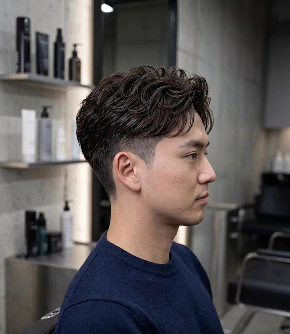 パーマ メンズ 山本 健生のヘアスタイル