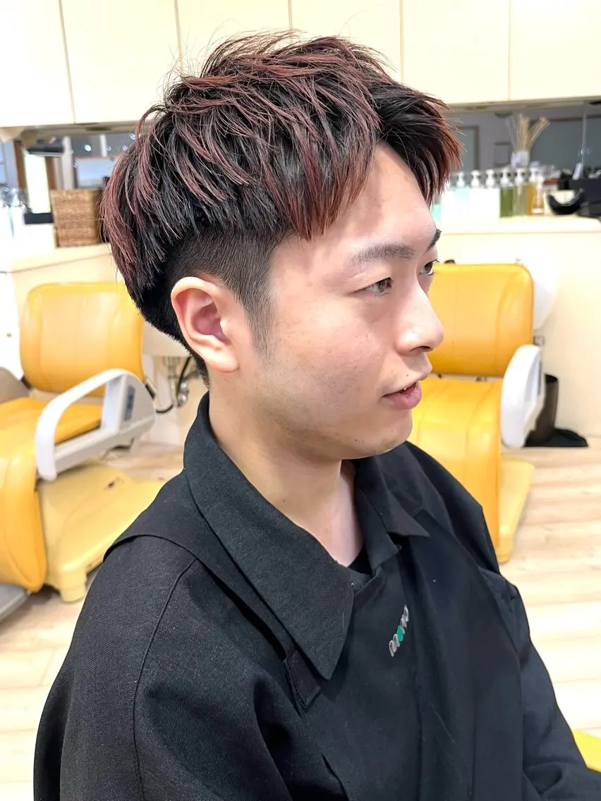 ショート メンズ 島田 陸駆のヘアスタイル