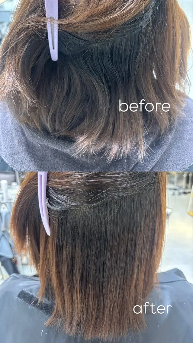 ショート 縮毛矯正 トリートメント 縮毛矯正 山本 あのんのヘアスタイル