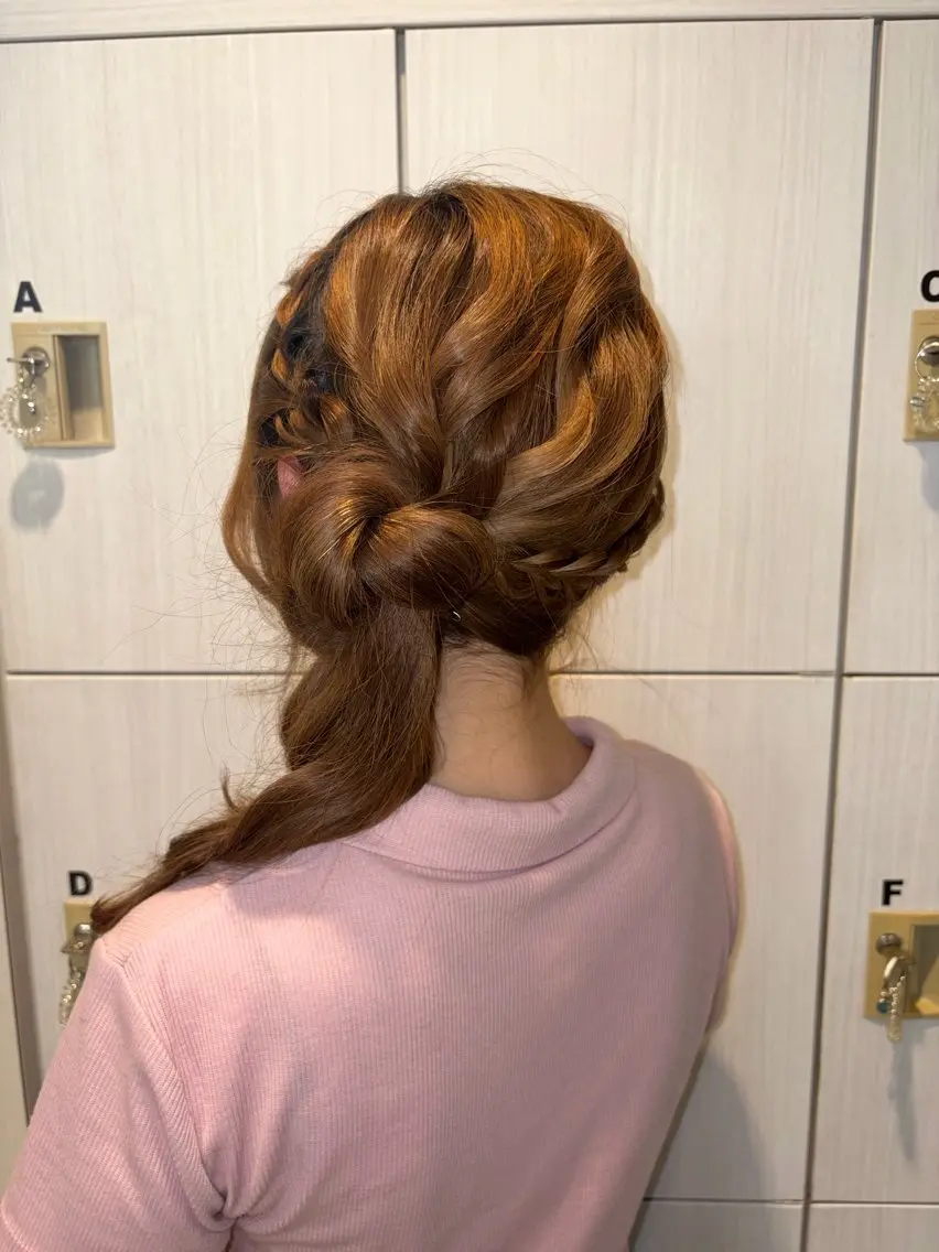 ヘアアレンジ 推し活アレンジ🎀 /艶カラー💕かほのヘアスタイル