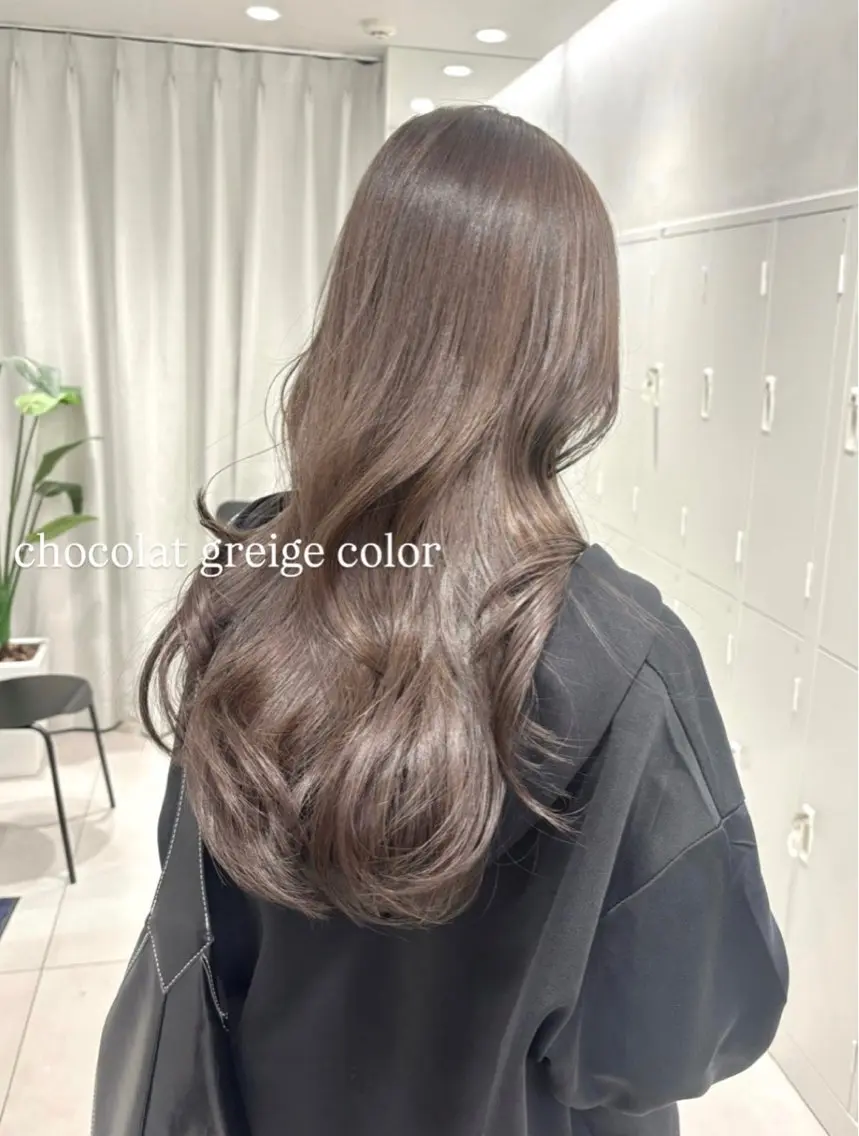 ロング カラー ヘアカラー トリートメント ヘッドスパ ヘアセット 透明感カラー・レイヤ ー🎀amika🎀のヘアスタイル