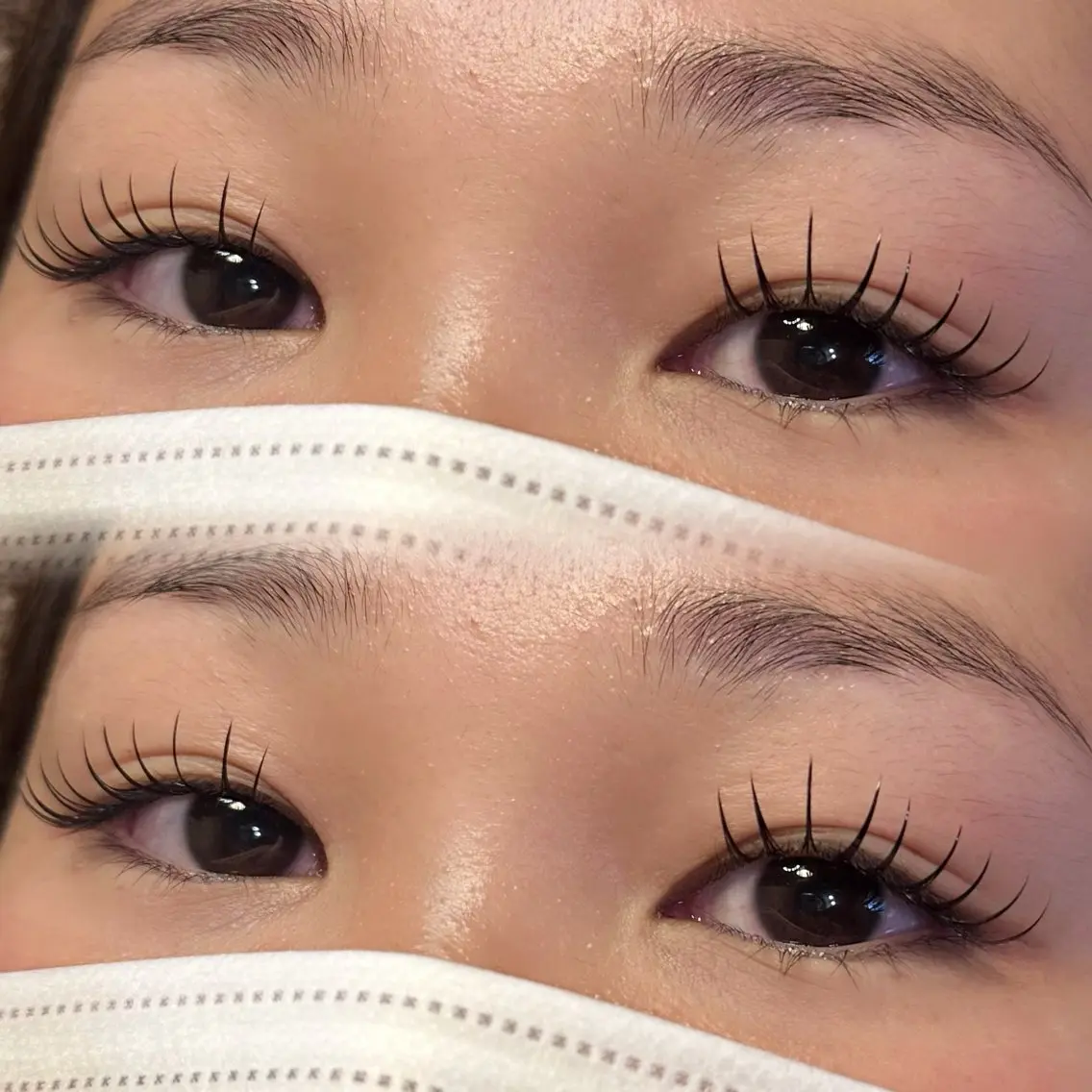 マツエク・マツパ 束感まつ毛 フラットラッシュ マツエク hair&eye lash aiwのマツエク・マツパデザイン