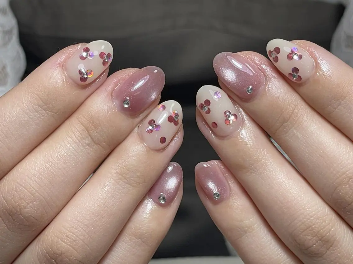 ネイル ハンドネイル ハンドケア 🍑 momo_nailのネイルデザイン