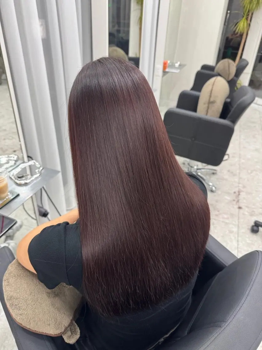 カラー りこ / 透明感カラー🎀🫧のヘアスタイル
