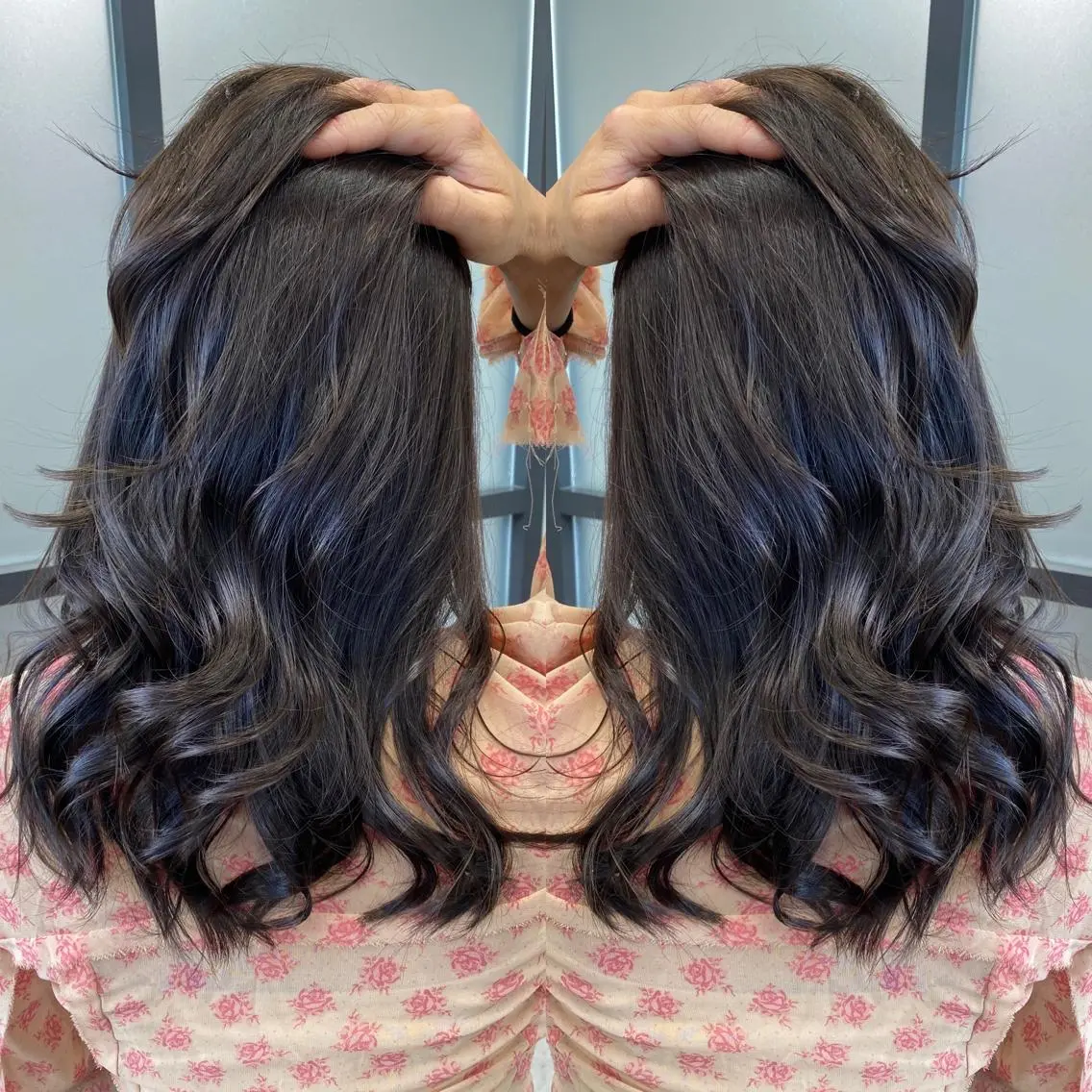 ロング カラー tocca 💜石田愛結💜のヘアスタイル