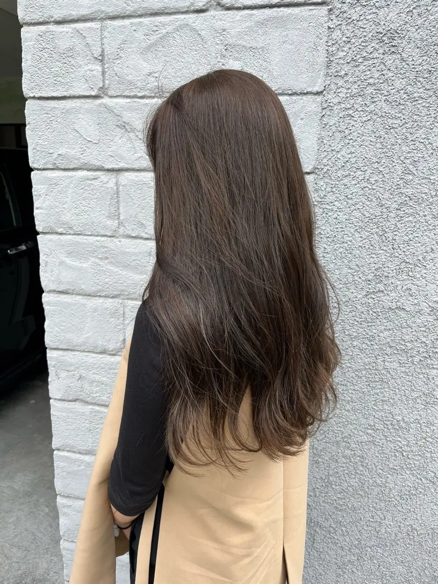髪質改善inケアカラー+似合わせカット+3STEPトリートメントの写真