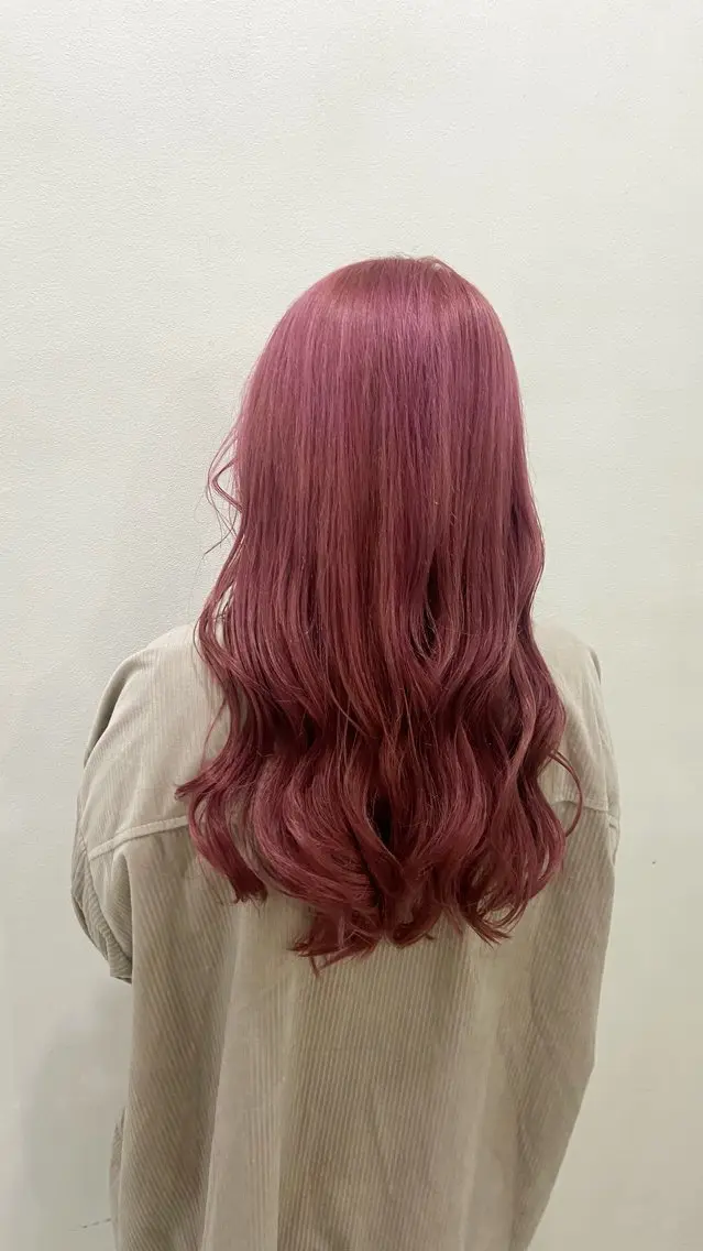 ロング パープルカラー ボブ ハイライト 札幌ブリーチカラー/ ダブルカラー/ドイのヘアスタイル