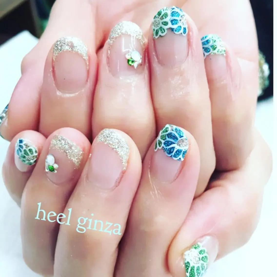 ネイル ラメ(グリッター) miel nailのネイルデザイン