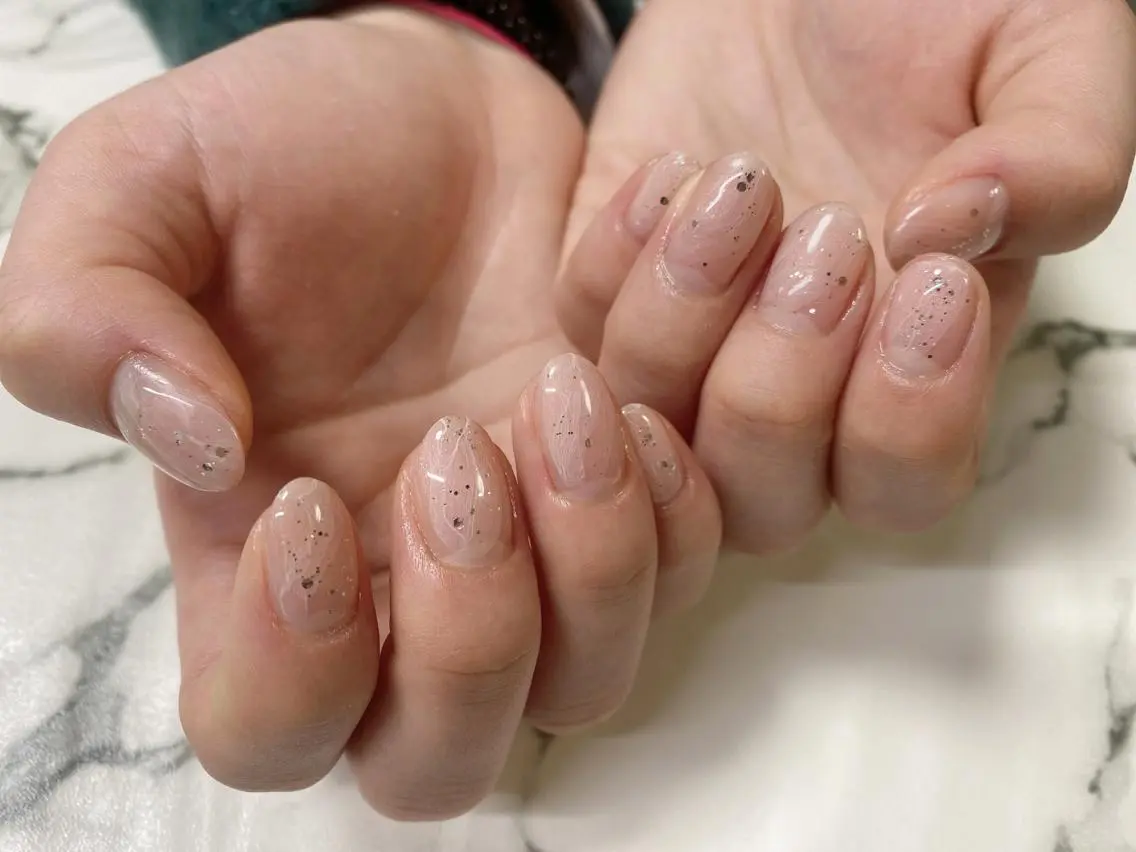 ロング カラー ネイル アートネイル Q Free nailsのネイルデザイン