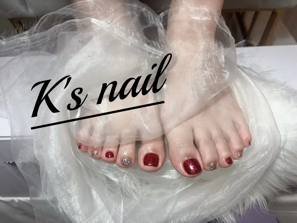 ★FOOT★ワンカラ /ラメ 2色ok（ケア付き）　7000の写真