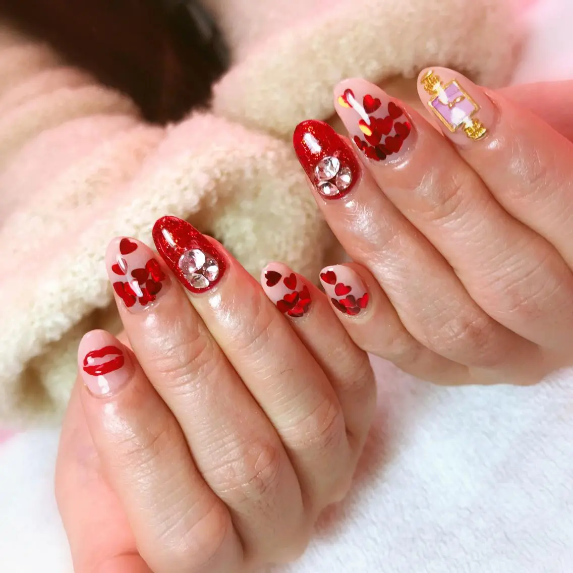 ネイル バレンタイン Era nailのネイルデザイン