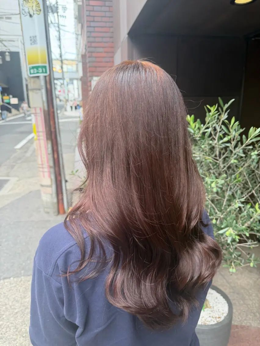 ロング 中澤 柳美のヘアスタイル