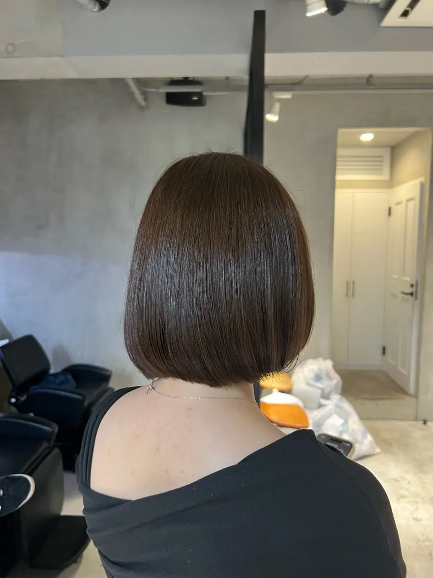 ショート カラー ヘアカラー ゆら /elima調布のヘアスタイル