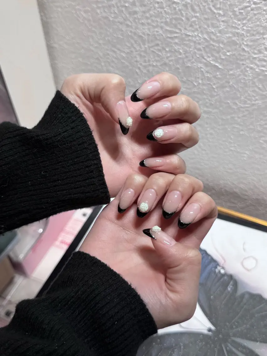 ネイル アートネイル フットネイル ジェルネイル ハート マグネットネイル Babarla Nailのネイルデザイン