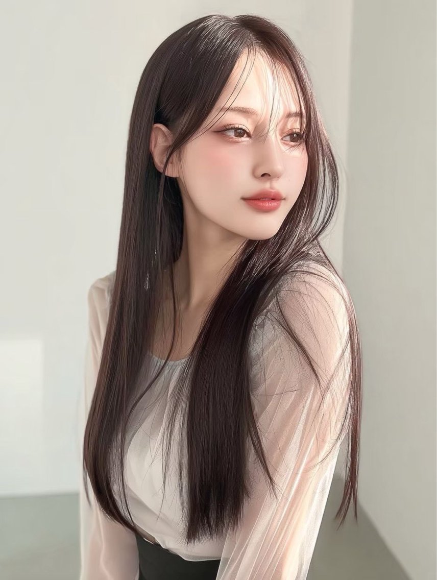 ロング 庄司 愛奈香のヘアスタイル