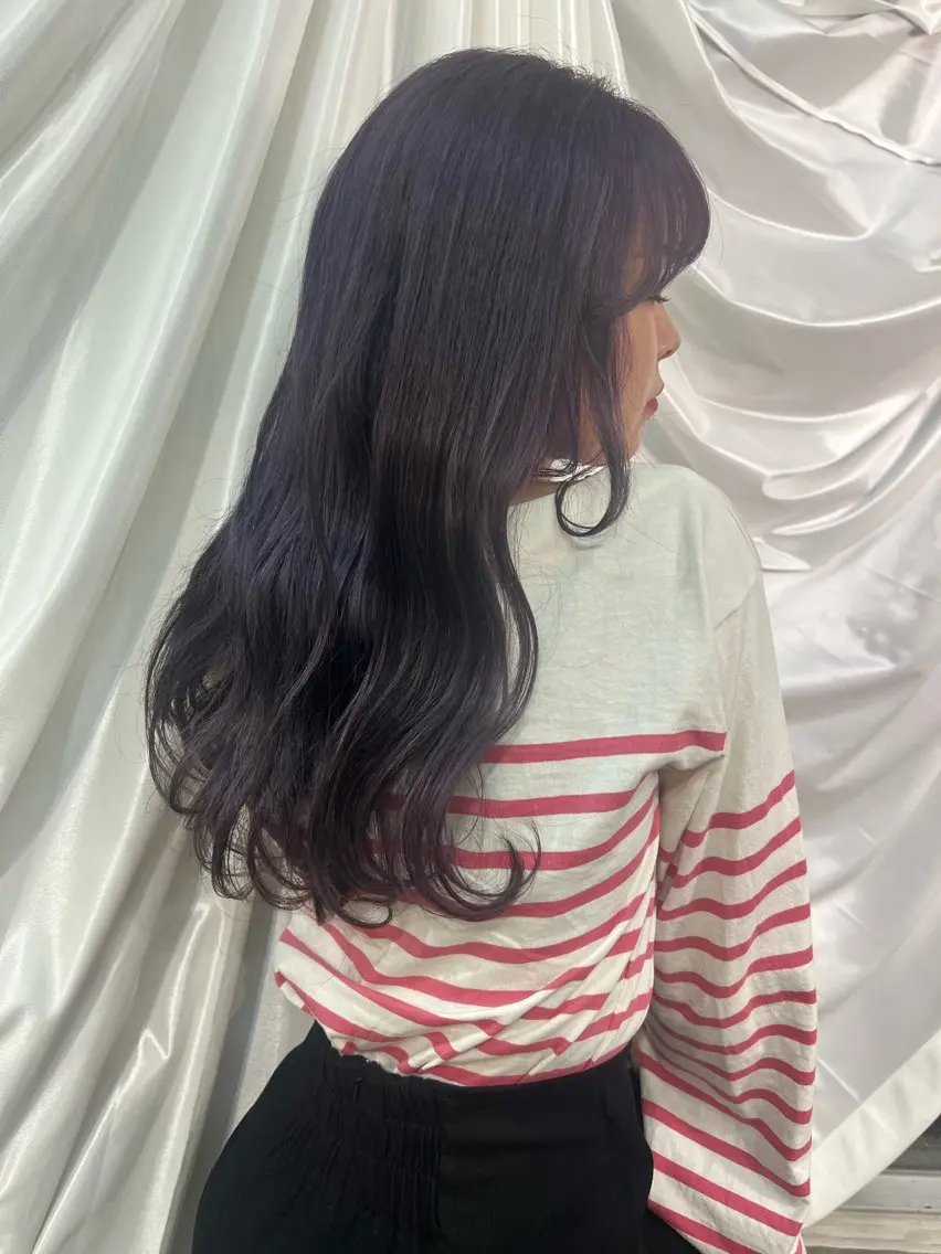 ロング カラー ラベンダーカラー ヘアカラー Ayaka🩰🎀 ガーリー/暖色♡のヘアスタイル